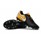 Nike Tiempo Legend VII FG - Chaussures de Football pour Hommes Noir Blanc Jaune