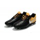 Nike Tiempo Legend VII FG - Chaussures de Football pour Hommes Noir Blanc Jaune