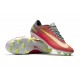 Chaussures de Foot Nike Mercurial Vapor XI FG Rose Gris Jaune