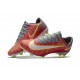 Chaussures de Foot Nike Mercurial Vapor XI FG Rose Gris Jaune