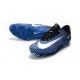 Chaussures de Foot Nike Mercurial Vapor XI FG Bleu Blanc Noir