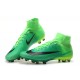 2017 Chaussures de Football Nike Mercurial Superfly V FG - Noir Vert