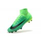 2017 Chaussures de Football Nike Mercurial Superfly V FG - Noir Vert