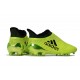 Adidas X 17+ Purespeed FG - Chaussures de Foot pour Hommes Vert Noir