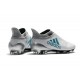 Adidas X 17+ Purespeed FG - Chaussures de Foot pour Hommes Blanc Bleu Gris