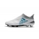 Adidas X 17+ Purespeed FG - Chaussures de Foot pour Hommes Blanc Bleu Gris