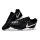 Chaussure de Football Nike Tiempo Legend FG - Noir Blanc