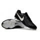 Chaussure de Football Nike Tiempo Legend FG - Noir Blanc