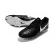 Chaussure de Football Nike Tiempo Legend FG - Noir Blanc