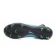 Chaussures de Foot Pas Cher Nike Mercurial Superfly V FG - Noir Blanc Bleu