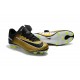 Chaussures de Foot Nike Mercurial Vapor XI FG Or Noir Blanc