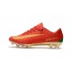 Nouveau Chaussures de Foot Nike Mercurial Vapor 11 FG CR7 Or Rouge