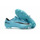 Nouveau Chaussures de Foot Nike Mercurial Vapor 11 FG Bleu Noir