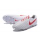 Nike Tiempo Legend VII FG - Chaussures de Football pour Hommes Blanc Rouge