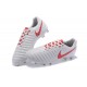 Nike Tiempo Legend VII FG - Chaussures de Football pour Hommes Blanc Rouge