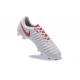 Nike Tiempo Legend VII FG - Chaussures de Football pour Hommes Blanc Rouge