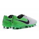 Nike Tiempo Legend VII FG - Chaussures de Football pour Hommes Blanc Vert Noir