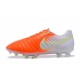 Nike Tiempo Legend VII FG - Chaussures de Football pour Hommes Orange Blanc