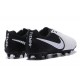 Nike Tiempo Legend VII FG - Chaussures de Football pour Hommes Noir Blanc