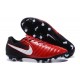 Nike Tiempo Legend VII FG - Chaussures de Football pour Hommes Rouge Noir Blanc