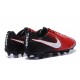 Nike Tiempo Legend VII FG - Chaussures de Football pour Hommes Rouge Noir Blanc