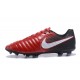 Nike Tiempo Legend VII FG - Chaussures de Football pour Hommes Rouge Noir Blanc