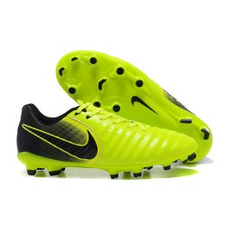 Nike Tiempo Legend VII FG - Chaussures de Football pour Hommes Volt Noir