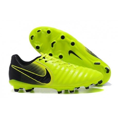 Nike Tiempo Legend VII FG - Chaussures de Football pour Hommes Volt Noir