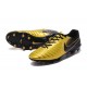 Nike Tiempo Legend VII FG - Chaussures de Football pour Hommes Or Noir