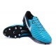 Nike Tiempo Legend VII FG - Chaussures de Football pour Hommes Bleu Blanc Noir