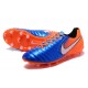 Nike Tiempo Legend VII FG - Chaussures de Football pour Hommes Bleu Orange