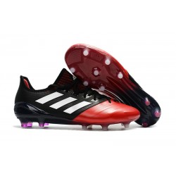 Nouvelles Chaussure Adidas Ace 17.1 FG Noir Rouge Blanc