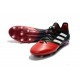 Nouvelles Chaussure Adidas Ace 17.1 FG Noir Rouge Blanc