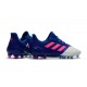 Nouvelles Chaussure Adidas Ace 17.1 FG Bleu Rose Blanc