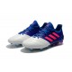 Nouvelles Chaussure Adidas Ace 17.1 FG Bleu Rose Blanc