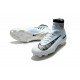 2017 Chaussures de Football Nike Mercurial Superfly V FG - CR7 Gris Noir Blanc