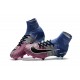 Chaussures de Foot Pas Cher Nike Mercurial Superfly V FG - Bleu Rose Noir