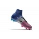 Chaussures de Foot Pas Cher Nike Mercurial Superfly V FG - Bleu Rose Noir