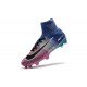 Chaussures de Foot Pas Cher Nike Mercurial Superfly V FG - Bleu Rose Noir