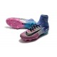 Chaussures de Foot Pas Cher Nike Mercurial Superfly V FG - Bleu Rose Noir
