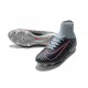 2017 Chaussures de Football Nike Mercurial Superfly V FG - Gris Rose Noir