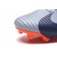Chaussures de Foot Pas Cher Nike Mercurial Superfly V FG - Gris Noir Orange