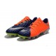 Nouveau Nike Crampons Hypervenom Phantom III FG Orange Bleu Argent