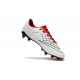 Nouveau Nike Crampons Hypervenom Phantom III FG Rouge Blanc Noir