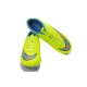 Chaussures De Foot Hommes - Nike Mercurial Vapor X FG - Jaune Bleu