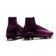 Chaussures de Foot Pas Cher Nike Mercurial Superfly V FG - Violet Noir