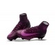 Chaussures de Foot Pas Cher Nike Mercurial Superfly V FG - Violet Noir