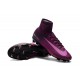 Chaussures de Foot Pas Cher Nike Mercurial Superfly V FG - Violet Noir