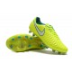 Chaussures De Football Nike - Nike Magista Opus II FG - Terrain Sec - Volt Blanc