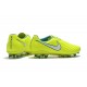 Chaussures De Football Nike - Nike Magista Opus II FG - Terrain Sec - Volt Blanc